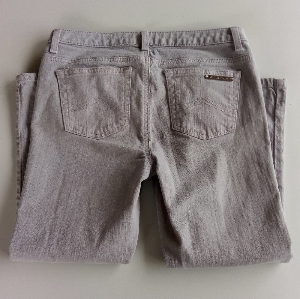 🆕 Michael Kors Gray Capri Jeans Cropped Size 4 - Picture 3 of 7